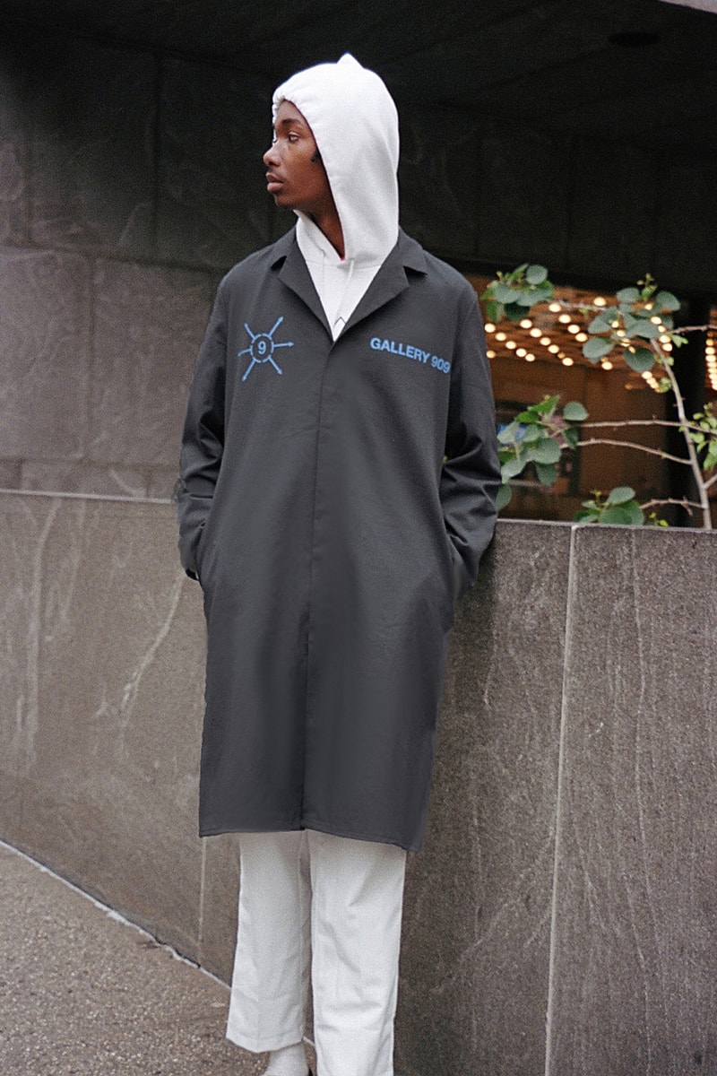 Gallery 909 Fall/Winter 2018 Lookbook collection t-shirts trousers jackets