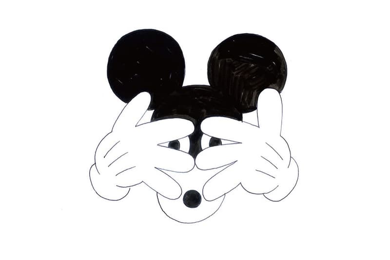 geoff mcfetridge uniqlo mickey mouse artwork clothing fashion drawings sketches