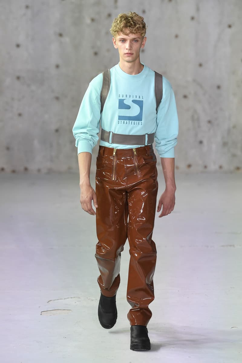 gmbh spring summer 2019 collection runway paris fashion week men women upcycled recycled Survival StrategiesBenjamin Alexander Huseby Serhat Isik