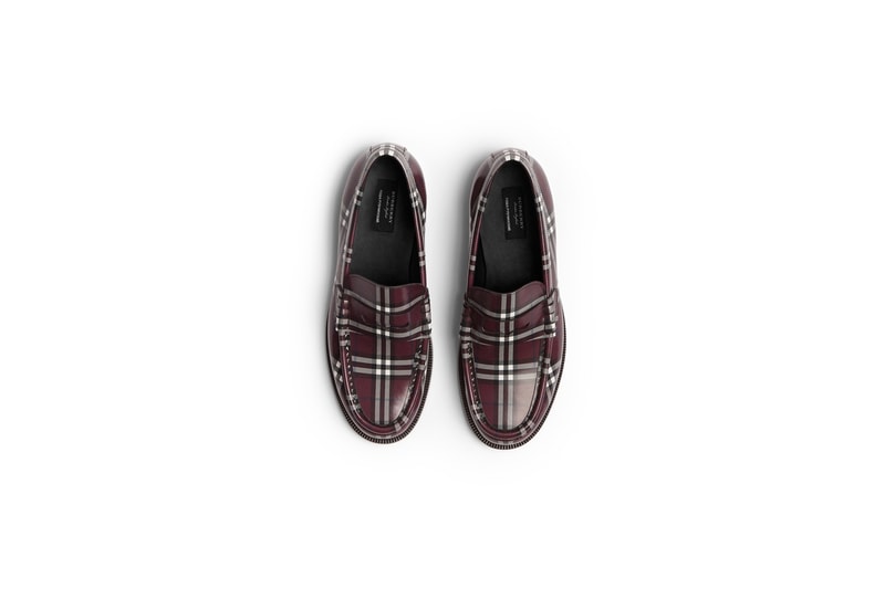 Gosha Rubchinskiy Burberry Fall/Winter 2018 collection collaboration check plaid shirt coat jacket