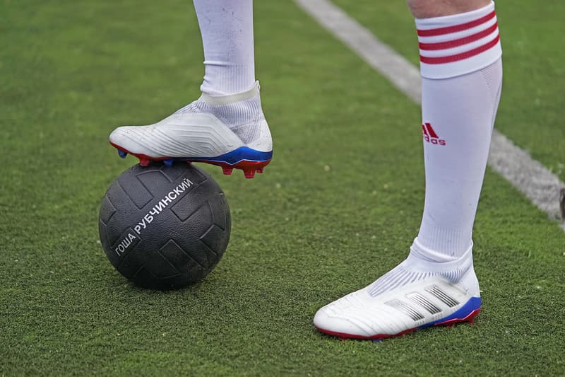 Gosha Rubchinskiy adidas World Cup 2018 Kit release date info drop soccer football jersey sweater ball shoe fifa exclusive colorway predator 18+ firm ground russia host cities