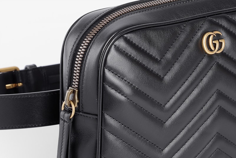 Unisex Gucci Fall Winter 2018 Fanny Pack black leather accessories release info