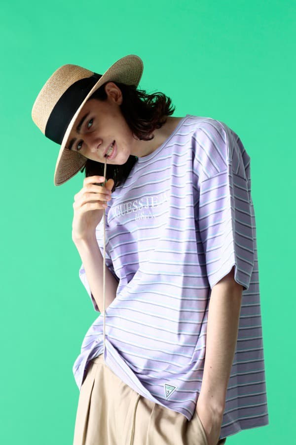 GUESS GREEN LABEL monkey time beauty youth united arrows Spring Summer 2018 Collaboration tee shirt polo logo rugby