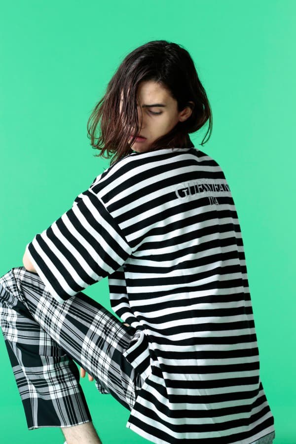 GUESS GREEN LABEL monkey time beauty youth united arrows Spring Summer 2018 Collaboration tee shirt polo logo rugby