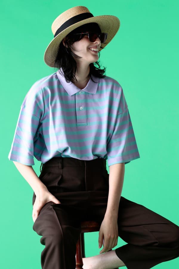 GUESS GREEN LABEL monkey time beauty youth united arrows Spring Summer 2018 Collaboration tee shirt polo logo rugby