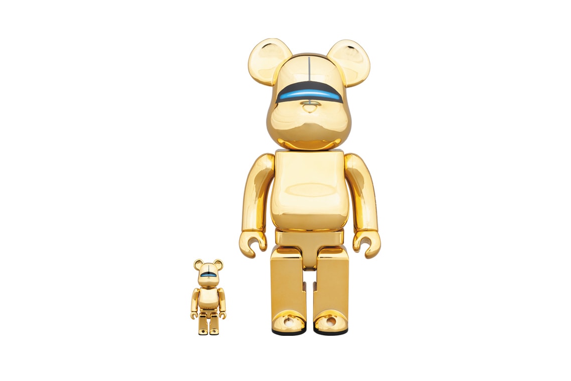 hajime sorayama medicom toy bearbrick rabrick gold collectible vinyl figures