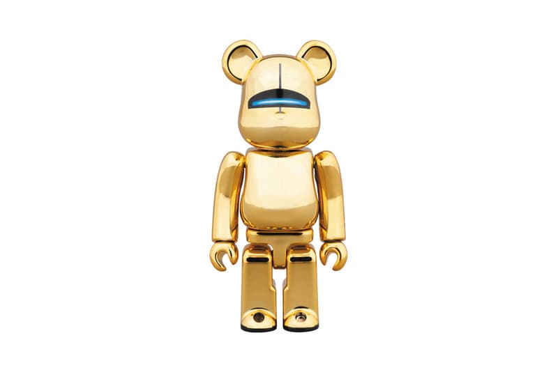 hajime sorayama medicom toy bearbrick rabrick gold collectible vinyl figures