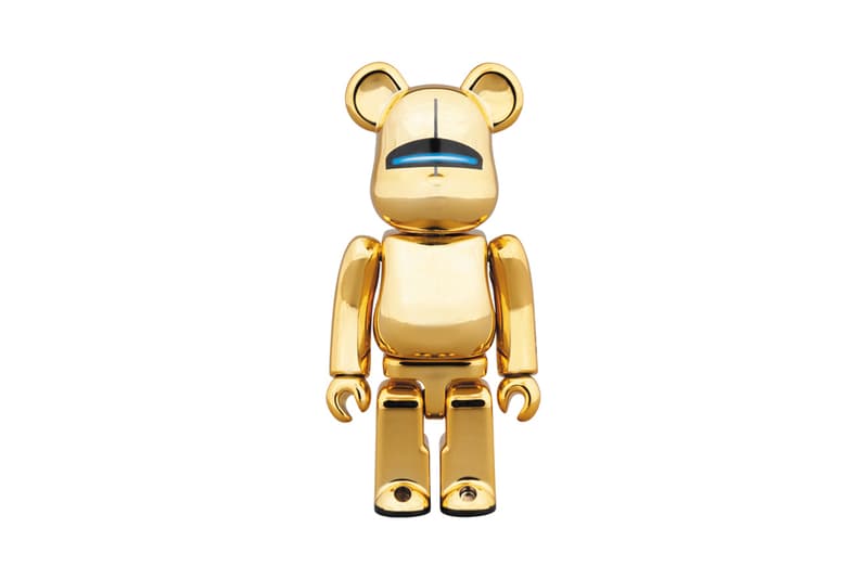 hajime sorayama medicom toy bearbrick rabrick gold collectible vinyl figures