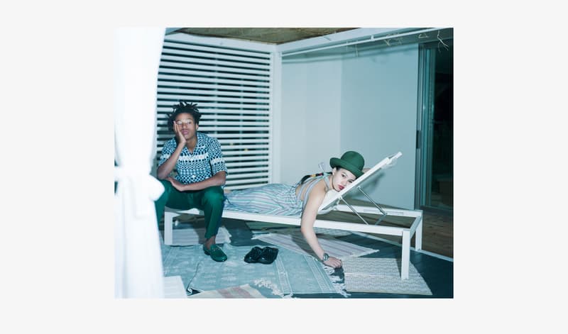 Nepenthes Spring Summer 2018 REMIX Series LAZY SUMMER DAZE Editorial Needles Engineered Garments AiE DJ Quietstorm