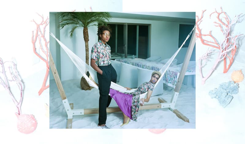 Nepenthes Spring Summer 2018 REMIX Series LAZY SUMMER DAZE Editorial Needles Engineered Garments AiE DJ Quietstorm