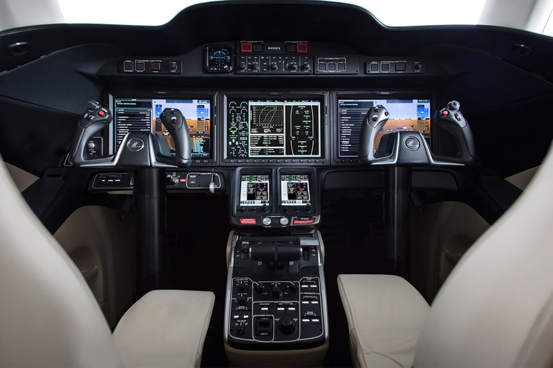 Honda "HondaJet Elite" Private Jet Details 1,437 Nautical Miles 422 Knots Cruising Speed 43,000-foot Altitude Two-toned Leather Seats Speaker-less Bongiovi Sound System Garmin G3000 Avionics Suite Seven Seater Interior