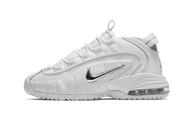 air max penny white metallic