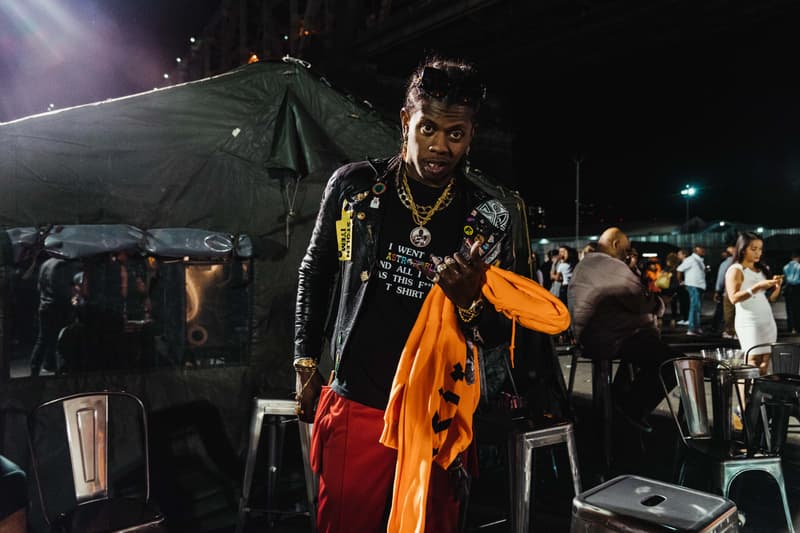 hypebeast nas nasir listening party kanye west merch hoodie digital album orange trinidad james