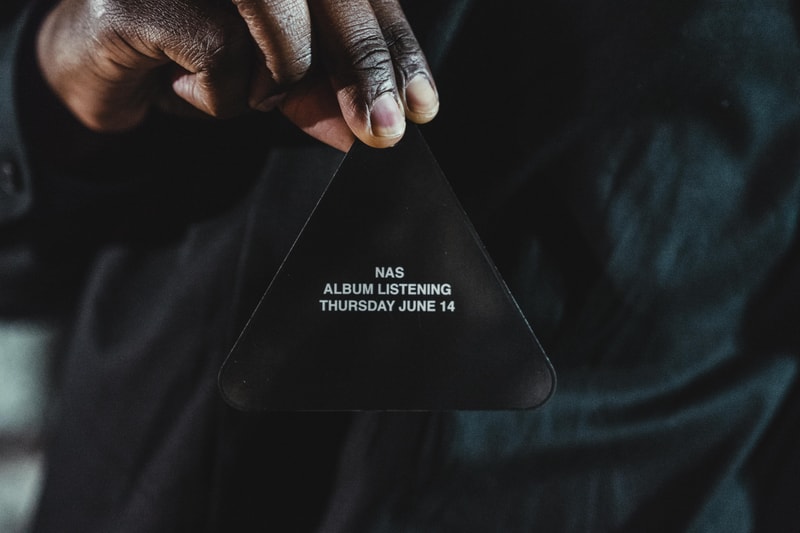 hypebeast nas nasir listening party kanye west merch