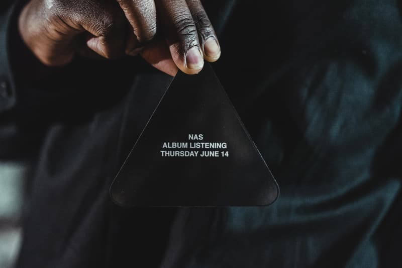 hypebeast nas nasir listening party kanye west merch