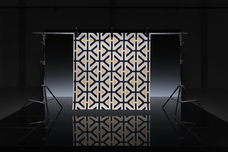 ikea art event 2019 rugs handmade limited edition Supakitch Chiaozza Noah Lyon Seulgi Lee Filip Pagowski beige blue pattern
