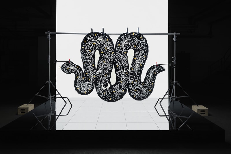 ikea art event 2019 rugs handmade limited edition grey black white illustration Supakitch Chiaozza Noah Lyon Seulgi Lee Filip Pagowski