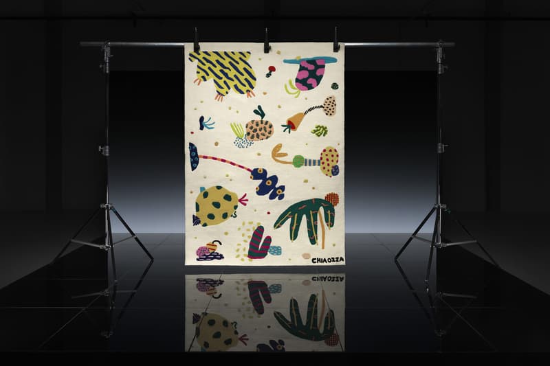 ikea art event 2019 rugs handmade limited edition Supakitch Chiaozza Noah Lyon Seulgi Lee Filip Pagowski tan beige