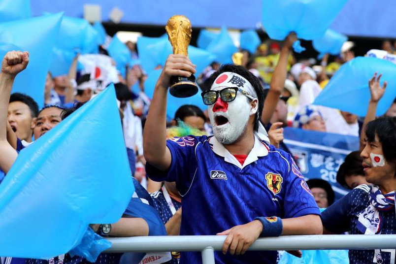 Japanese Soccer Fans World Cup Clean-Up Manners Colombia Senegal Trash