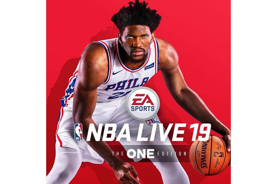 Joel Embiid NBA Live 19 cover video games basketball ea sports