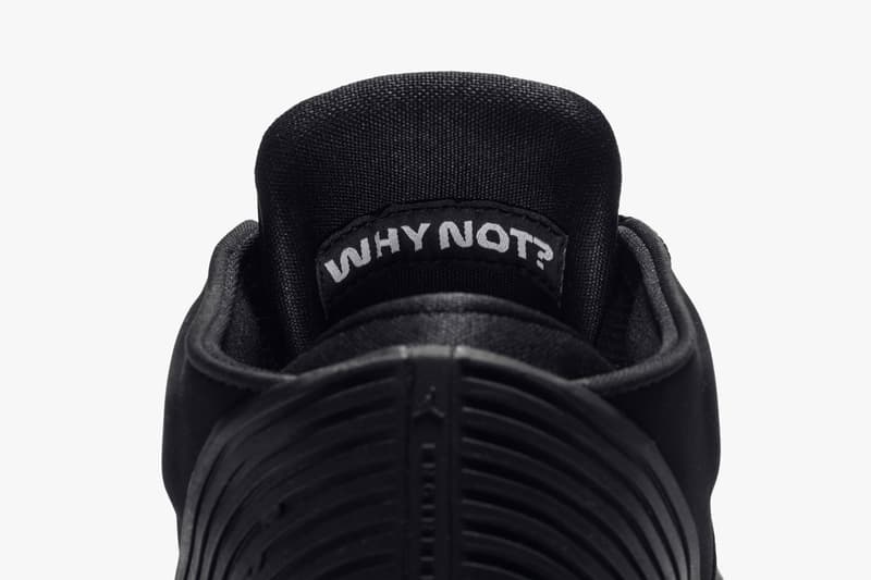 Jordan Why Not Zer0.1 All-Black Colorway Release date info sneaker russell westbrook