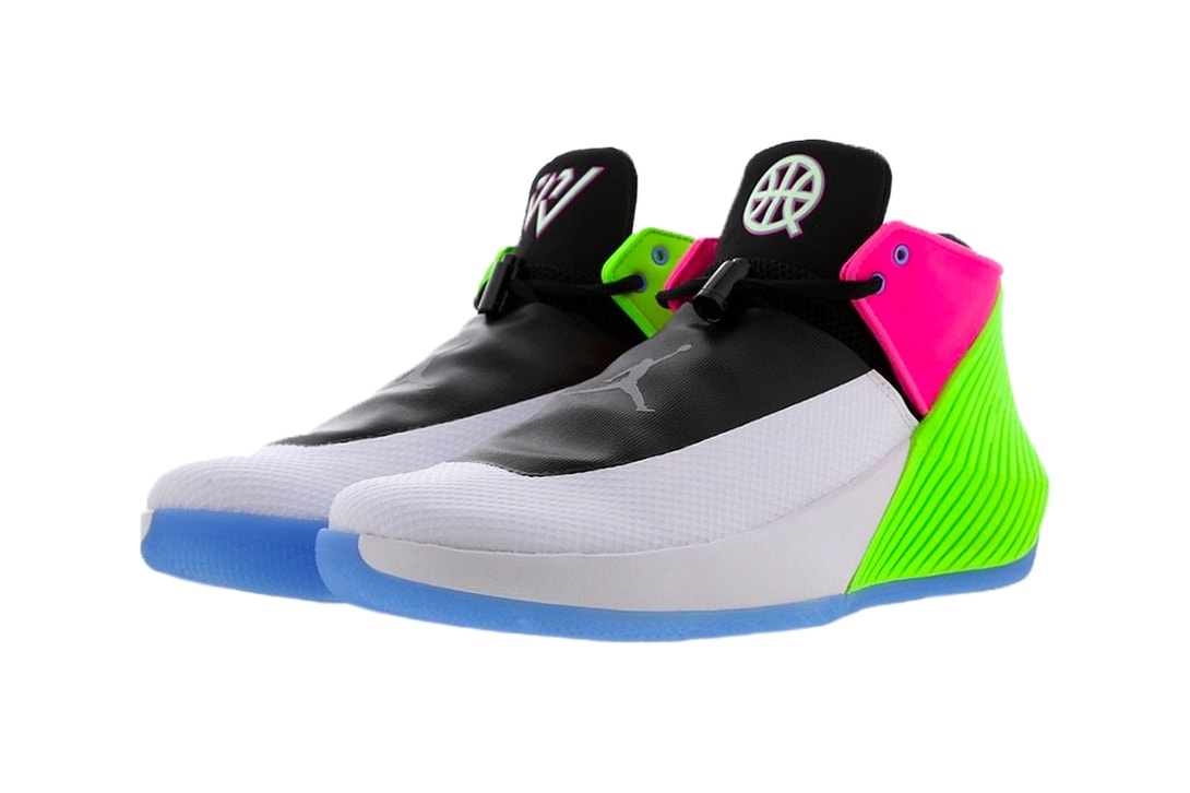 Jordan Why Not Zer0.1 Low Colorway Quai 54 White pink green blue basketball tournament paris