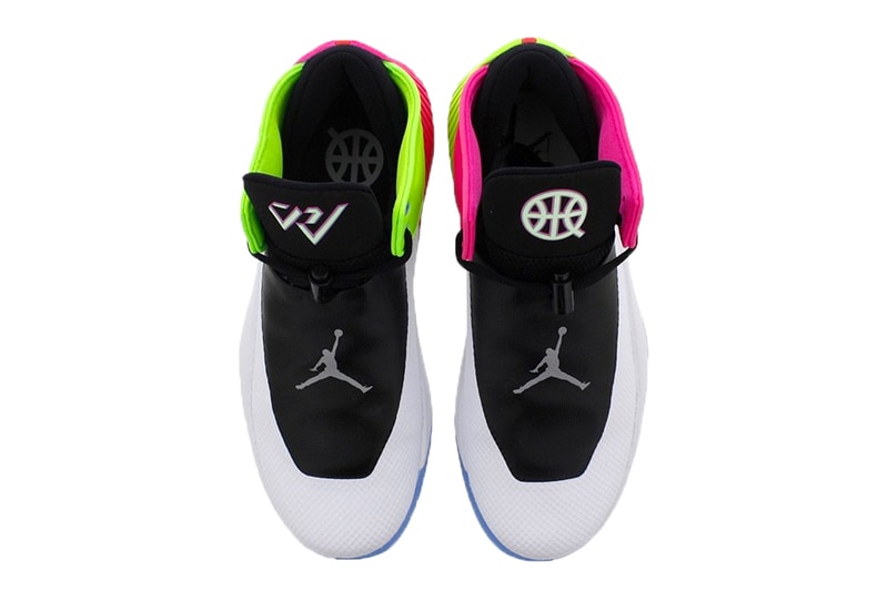 Jordan Why Not Zer0.1 Low Colorway Quai 54 White pink green blue basketball tournament paris