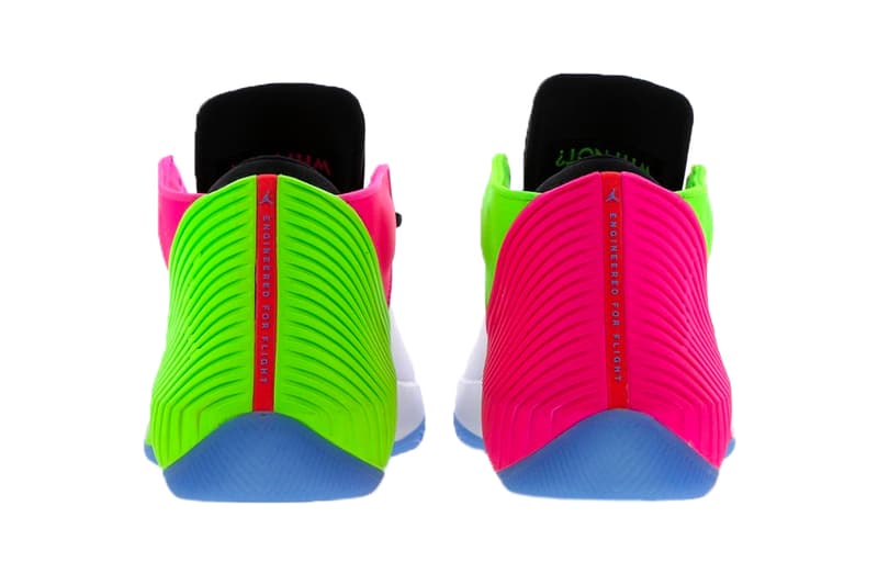 Jordan Why Not Zer0.1 Low Colorway Quai 54 White pink green blue basketball tournament paris