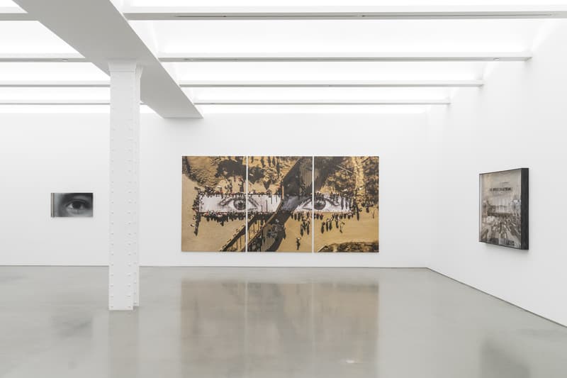 JR horizontal exhibition galerie perrotin new york city artworks installations sculptures murals wheat paste
