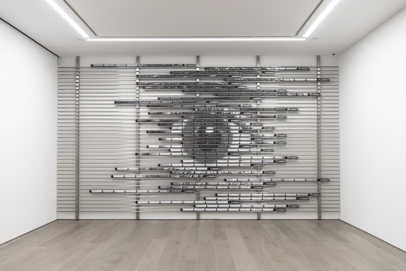 JR horizontal exhibition galerie perrotin new york city artworks installations sculptures murals wheat paste