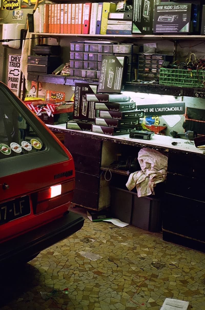 L'Art de L'automobile KAR AUDIO SYSTEMS Lookbook collection collaboration Deviation playlist pins tee shirt sticker pack june 22 23 2018 drop release date info Alpine 7800 radio benji b
