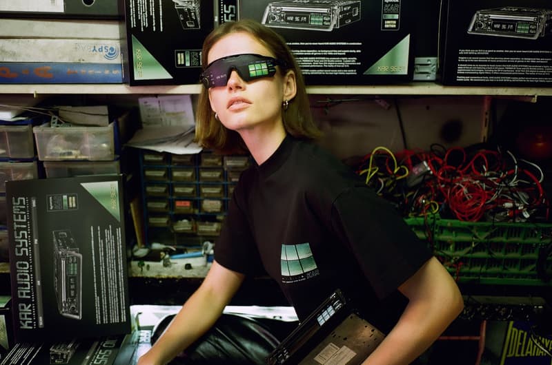 L'Art de L'automobile KAR AUDIO SYSTEMS Lookbook collection collaboration Deviation playlist pins tee shirt sticker pack june 22 23 2018 drop release date info Alpine 7800 radio benji b