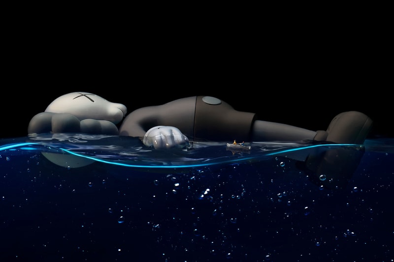 KAWS HOLIDAY Seokchon Lake Seoul korea 2018 allrightsreserved floating toy