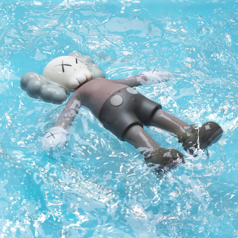 KAWS HOLIDAY Seokchon Lake Seoul korea 2018 allrightsreserved floating toy