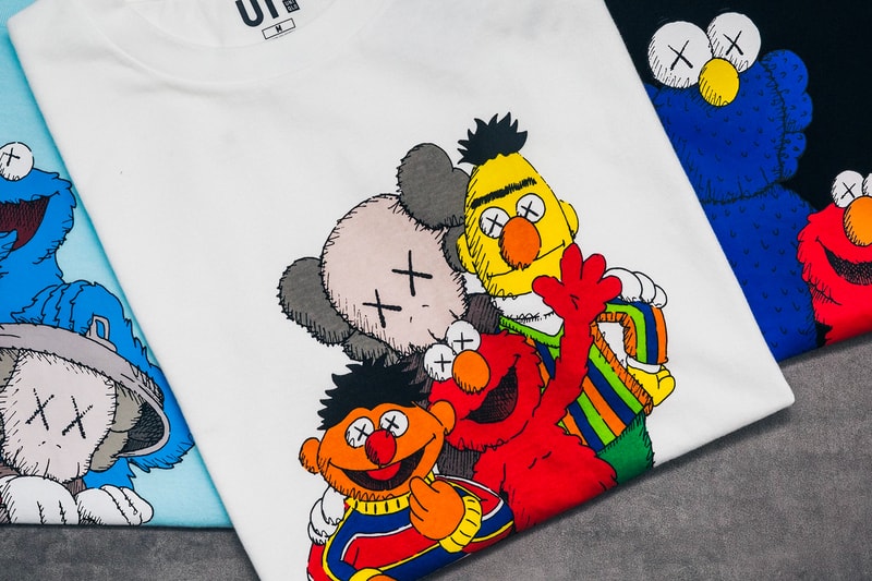 KAWS x Uniqlo UT Sesame Street Collection