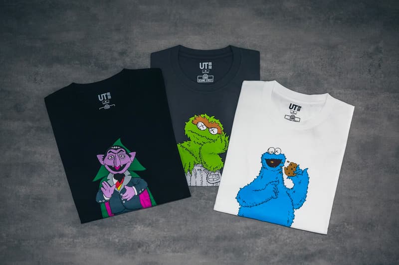 KAWS x Uniqlo UT Sesame Street Collection