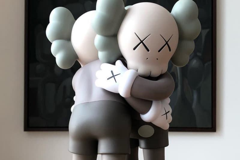 kaws together companion release kawsone vinyl collectible sculpture