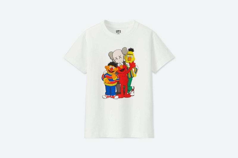 KAWS x Uniqlo UT 'Sesame Street' T-Shirt Collection t-shirt adult kids price release date every piece
