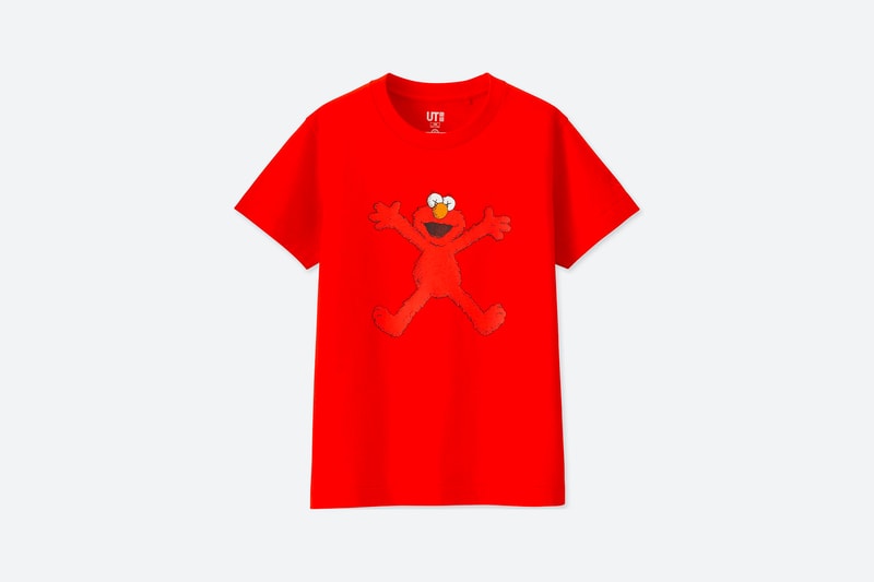 KAWS x Uniqlo UT 'Sesame Street' T-Shirt Collection t-shirt adult kids price release date every piece