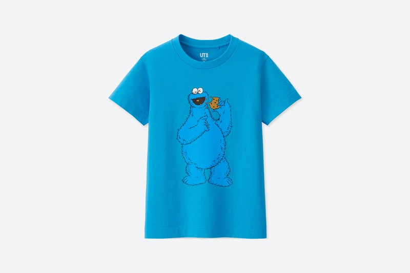 KAWS x Uniqlo UT 'Sesame Street' T-Shirt Collection t-shirt adult kids price release date every piece
