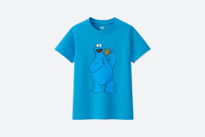 KAWS x Uniqlo UT 'Sesame Street' T-Shirt Collection t-shirt adult kids price release date every piece