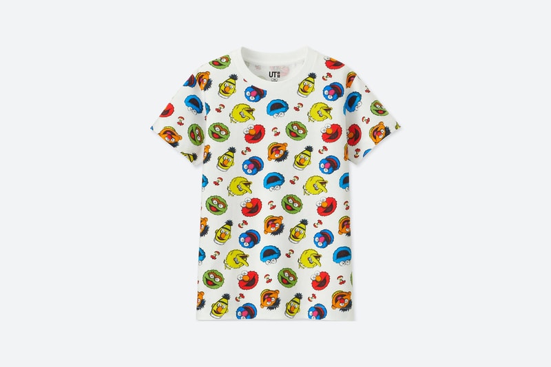 KAWS x Uniqlo UT 'Sesame Street' T-Shirt Collection t-shirt adult kids price release date every piece