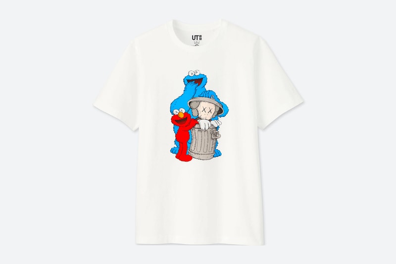 KAWS x Uniqlo UT 'Sesame Street' T-Shirt Collection t-shirt adult kids price release date every piece