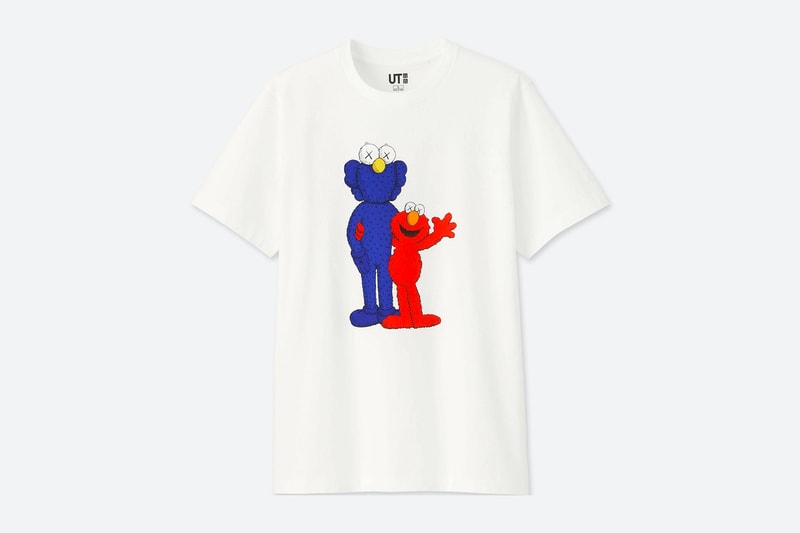 KAWS x Uniqlo UT 'Sesame Street' T-Shirt Collection t-shirt adult kids price release date every piece
