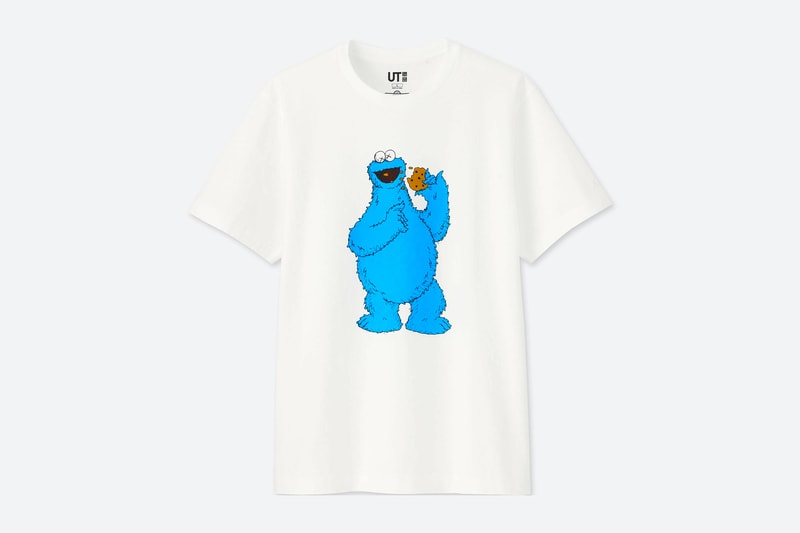 KAWS x Uniqlo UT 'Sesame Street' T-Shirt Collection t-shirt adult kids price release date every piece