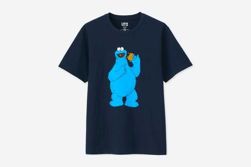 KAWS x Uniqlo UT 'Sesame Street' T-Shirt Collection t-shirt adult kids price release date every piece