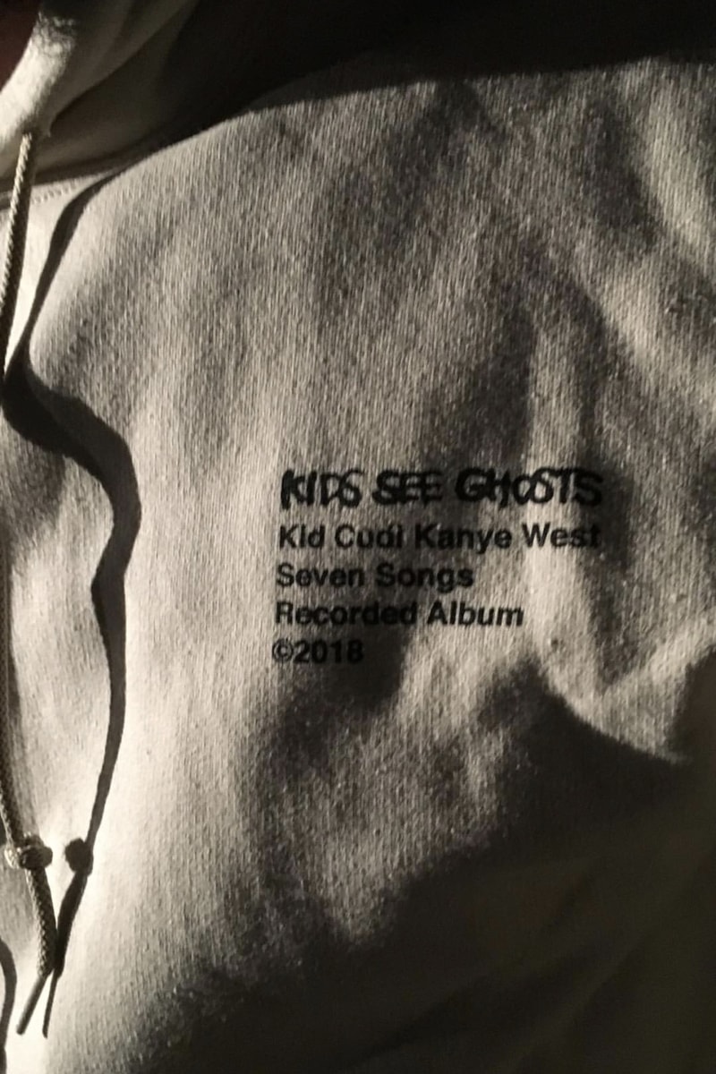Kid Cudi Kanye West Los Angeles Album Listening Party Merch Hoodie Virgil Abloh Takashi MurakamiKi