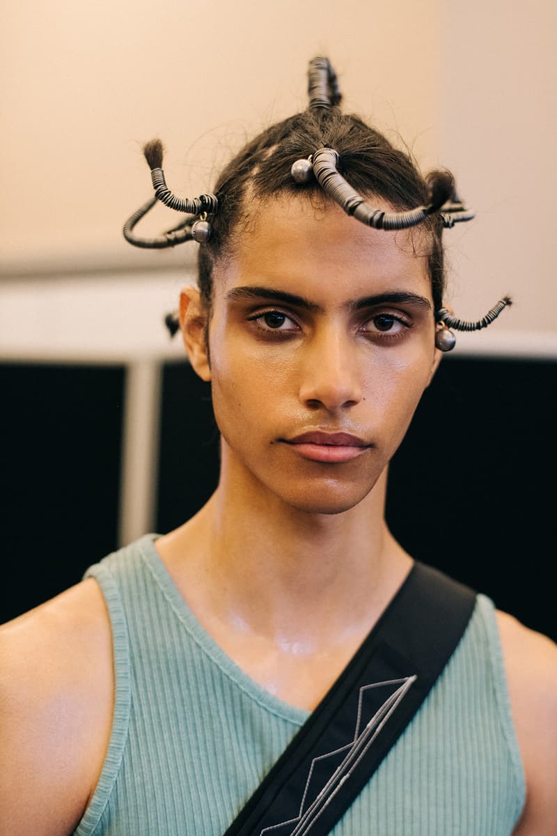 Kiko Kostadinov Spring/Summer 2019 Backstage London Fashion Week: Men's SS19 LFWM Stephen Mann Gimme 5