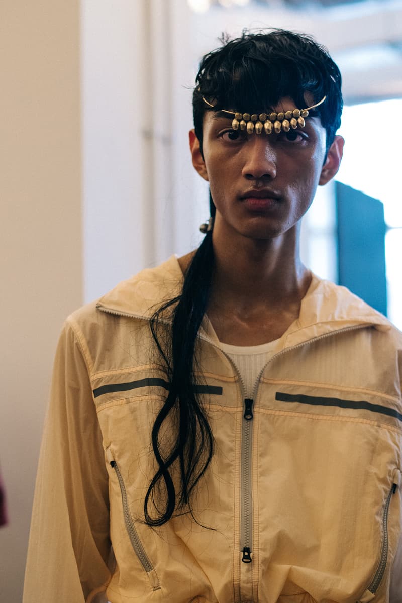 Kiko Kostadinov Spring/Summer 2019 Backstage London Fashion Week: Men's SS19 LFWM Stephen Mann Gimme 5