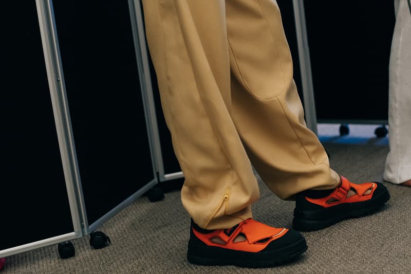 Kiko Kostadinov Spring/Summer 2019 Backstage London Fashion Week: Men's SS19 LFWM Stephen Mann Gimme 5